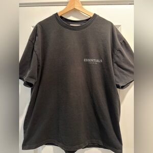 Fear of God Essentials Classic Short Sleeve Tee Black Size Medium Men’s